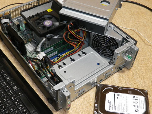 Lenovoデスクトップpcのハードディスク交換 Part5 そのパソコンまだ使えますよ